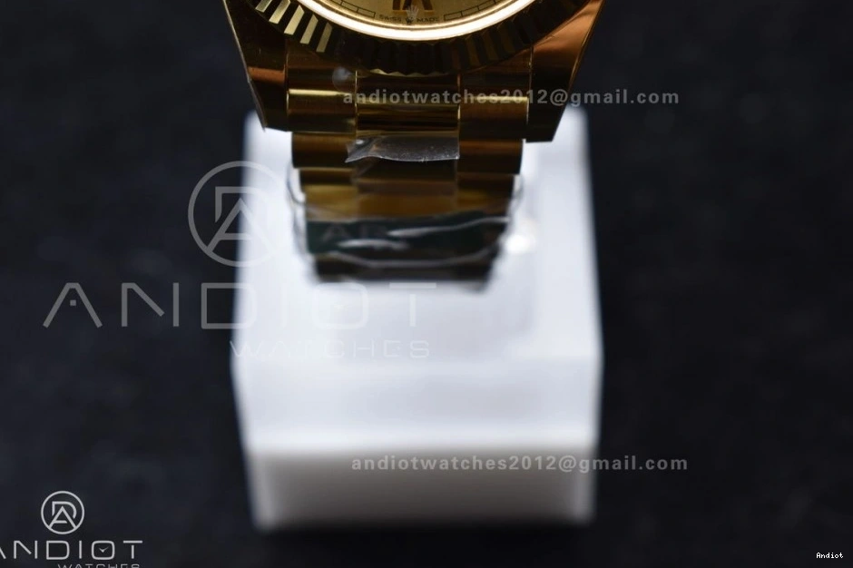 VR3255 Roman Bracelet Day On 1:1 President YG 228238 Gold Best Date 40 (Gain ARF Edition Weight) Dial 0121